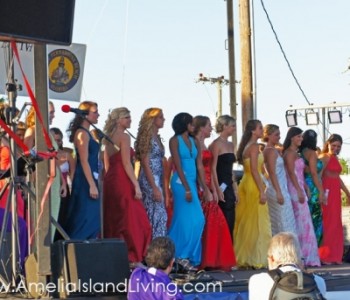 Amelia Island Real Estate on Miss Shrimp Festival Scholarship Pageant Contestants  Photo Last Year