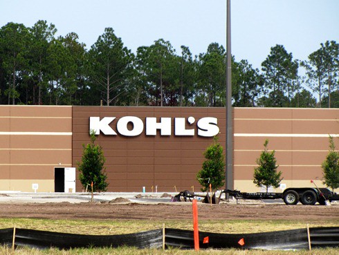 New Kohl's on A1A in Yulee near Amelia Island, Florida