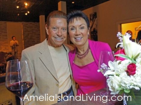 Les DeMerle & Bonnie Eisele at David's Restaurant, Amelia Island
