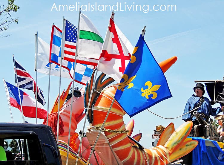 Shrimp Festival Parade Float, Isle of Eight Flags, Fernandina Beach, Florida