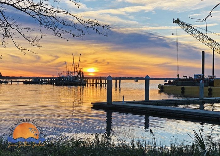 Fernandina Harbor Marina Sunset