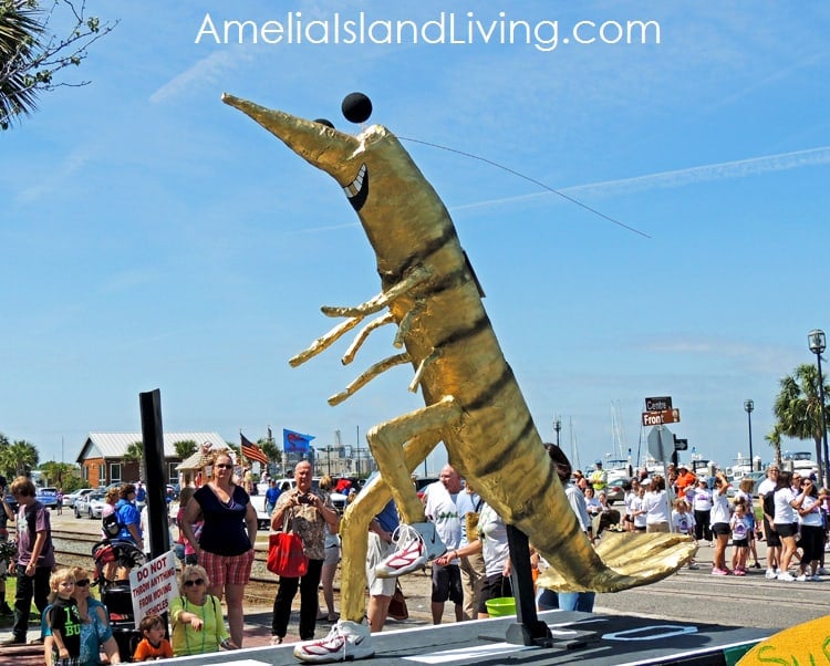 Desfile de carrozas Happy Shrimp Festival, Fernandina Beach