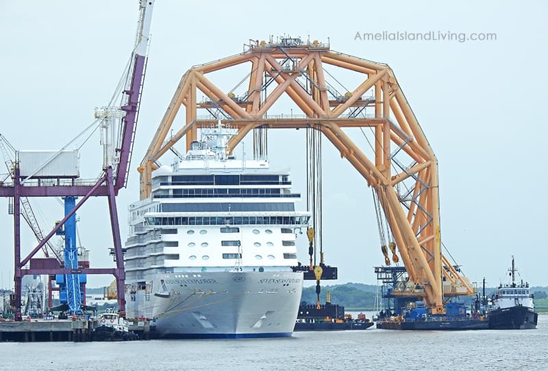 seven-seas-cruise-ship-fernandina-VB-10,000-heavy-lift-vessel-crane