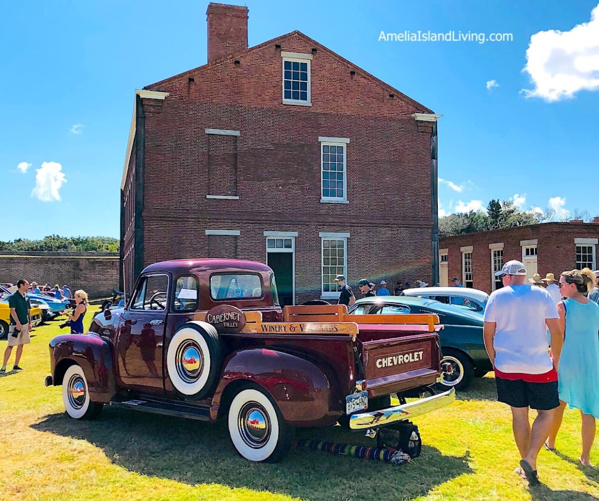 Fort Clinch Cars & Cannons, special vintage vehicle show in September.