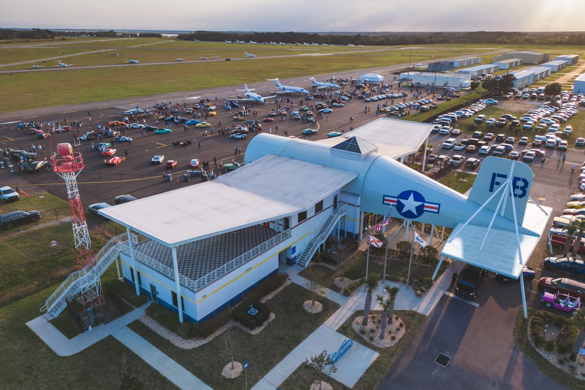 "The Hangar" Car Party at Fernandina Beach Municipal Airport. (Image by Deremer Studios taken at last year's event).